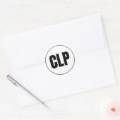 CLP - Clarks Point クラシックRound Sticker ラウンドシール (封筒)