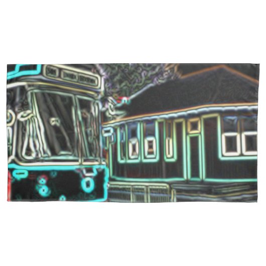 CLRVネオンアットストンキングサイズピローケ独身のース 枕カバー (正面)