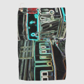 CLRVネオンアットストンゴルフタオル ゴルフタオル (正面)