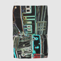 CLRVネオンアットストンゴルフタオル