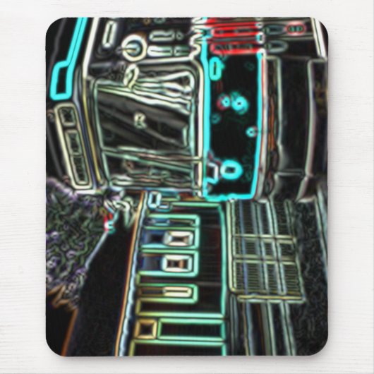 CLRVネオンアットstnマウスパッド マウスパッド (正面)