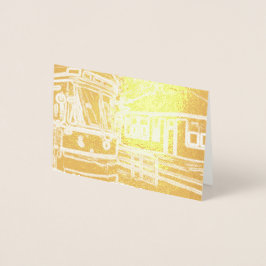 CLRVネオンat stnミニ水平箔ギフトラベル 箔カード