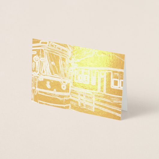 CLRVネオンat stnミニ水平箔ギフトラベル 箔カード (正面)