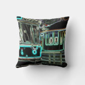 CLRVネオンat stn 41cmx41cmポリエステル装飾用クッション クッション (裏面)