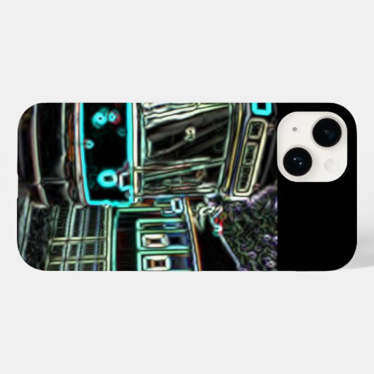 CLRVネオンat stn iPhone 14ケース Case-Mate iPhoneケース (裏面 (横))