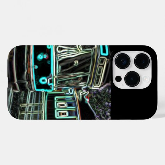 CLRVネオンat stn iPhone 14 Proケース Case-Mate iPhoneケース (裏面 (横))
