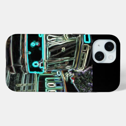 CLRVネオンat stn iPhone 15ケース Case-Mate iPhoneケース (裏面 (横))