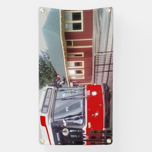 CLRV 1.6' x 3'屋外バナー 横断幕 (縦)