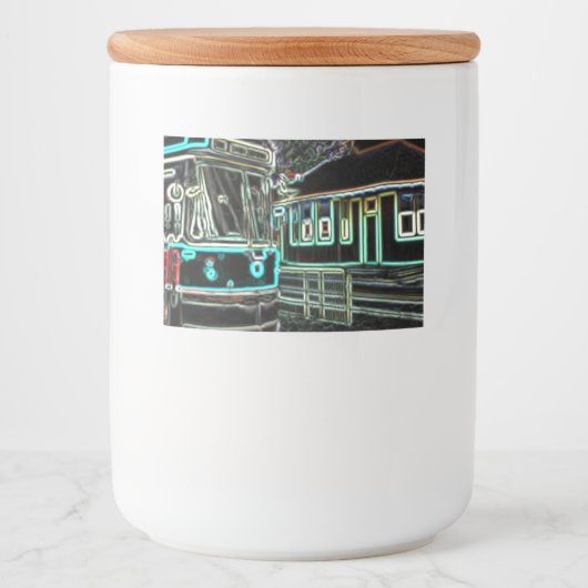 CLRV Neon at stnフードコンテナラベルセット(10pk) フードラベル (正面)