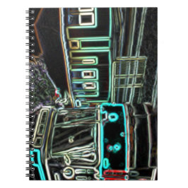 CLRV Neon at stn Spiralフォトノートブック ノートブック