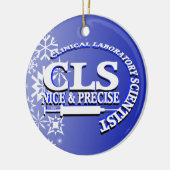 CLSクリスマス装飾素敵で精密な実験室 セラミックオーナメント (左)