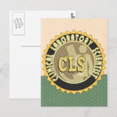 CLSバッジ – 臨床検査科学者 ポストカード (正面/裏面)