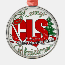 CLS CHRISTMAS Clinical Laboratory科学者 メタルオーナメント