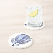 CLS FunBlueのロゴ-臨床実験室の科学者 コースター (側面)