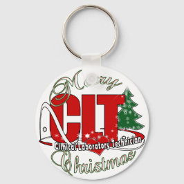 CLTクリスマス臨床検査技師 キーホルダー