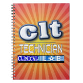 CLTロゴ – 臨床検査技師 ノートブック (正面)
