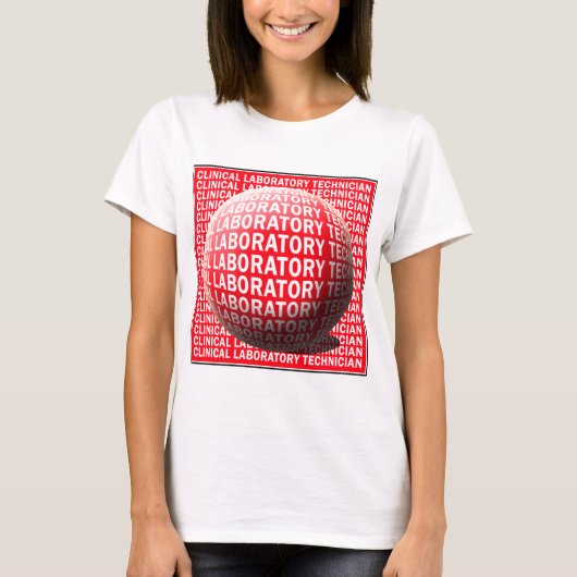 CLT SPHERE BLOOD DROP臨床検査技術 Tシャツ (正面)