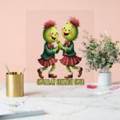 Cluaran Ceilidh Club Scottish Thistles Wearing アクリルサイン (ウェディング)