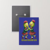 Cluaran Ceilidh Club Scottish Thistles Wearing 缶バッジ (正面/裏面)