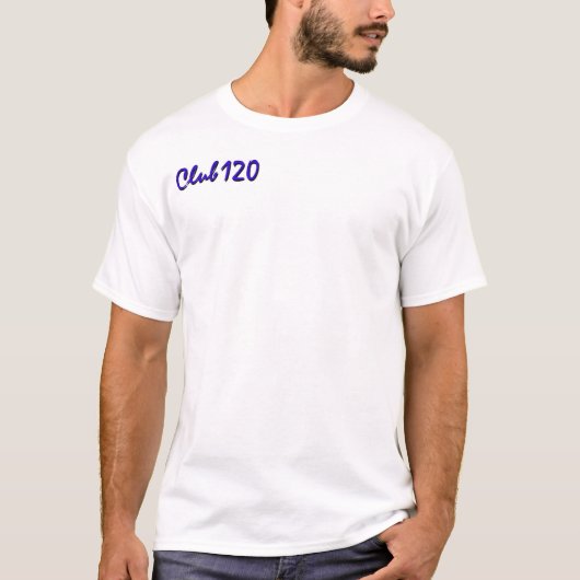 Club120青 Tシャツ (正面)