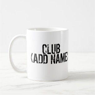 CLUB -名前の追加-自分のクラブ コーヒーマグカップ