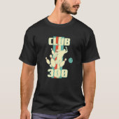 Club 300 Bowler Strike Bowling Ball Tシャツ (正面)