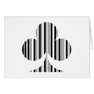 CLUB BAR CODE トランプのスートのバーコードパターン