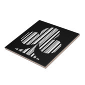 CLUB BAR CODE トランプのスートのバーコードパターン タイル (側面)