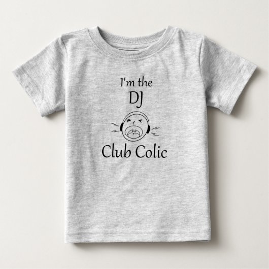 Club Colic - I'm the DJ bodysuit ベビーTシャツ (正面)