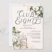 Club Eightyグランドホテル80歳の誕生日 招待状 (正面)