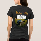 Club, Golf Ball On Tee Front & Back Tee Design トライブレンドＴシャツ (裏面)