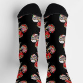 Club Playing Card Shape Las Vegas ソックス (上部)