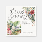 Club Seventy Conservatory Soirée ナプキン スタンダードカクテルナプキン (正面)