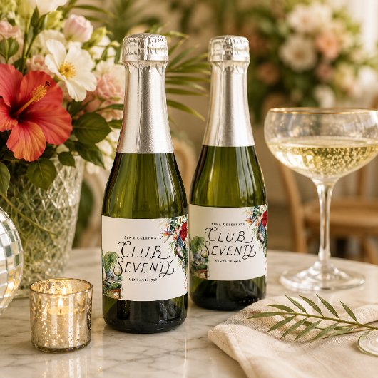 Club Seventy Conservatory Soirée Bottle Labels スパークリングワインラベル