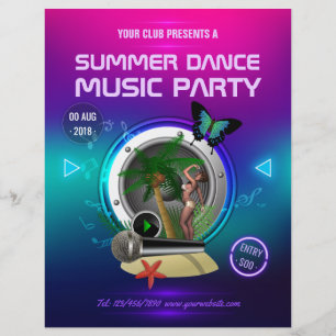 Club Summer Dance Musicパーティー追加の写真 チラシ