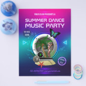 Club Summer Dance Musicパーティー追加の写真 チラシ (シングル)
