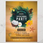 Club/Tropical Summer企業の追加の写真とロゴ チラシ (正面)