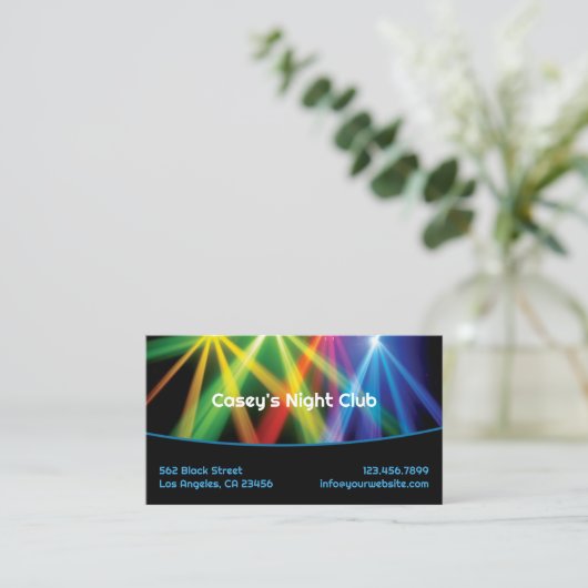 Club Upligting DJ Business Card 名刺 (スタンド正面)