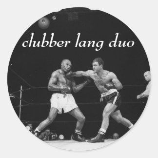 Clubber Lang Duo "壊れたジョー"ステッカーセット ラウンドシール