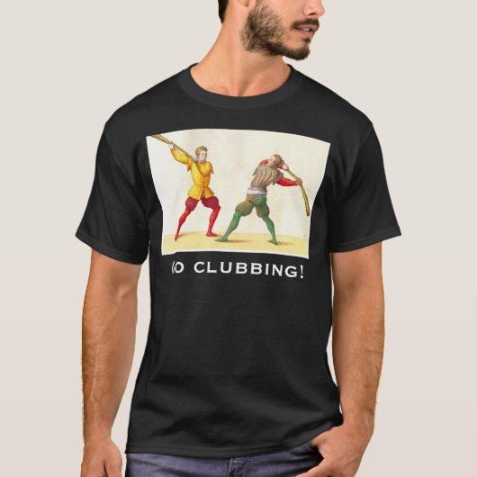 clubbing 01は行きます tシャツ (正面)