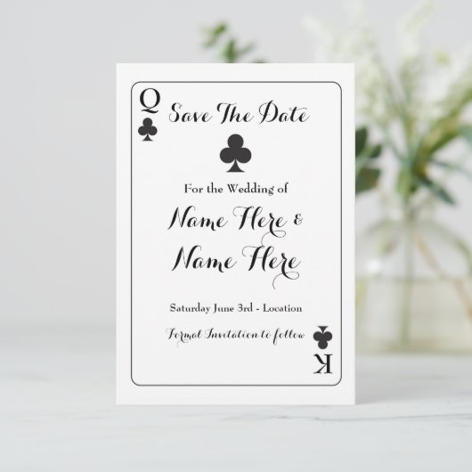 Clubs Ace Spades Wedding日付王の招待を救って下さい セーブザデート (スタンド正面)