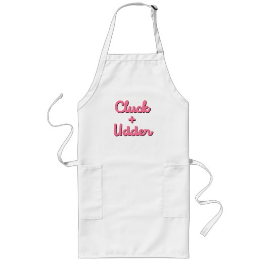 Cluck and Udder Apron ロングエプロン (正面)