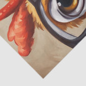 Cluck & Gasp:ショックを受けた鶏の顔の切り離 薄葉紙 (詳細)