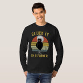 Cluck It Funny Polish Chicken Farmer Tシャツ (正面フル)