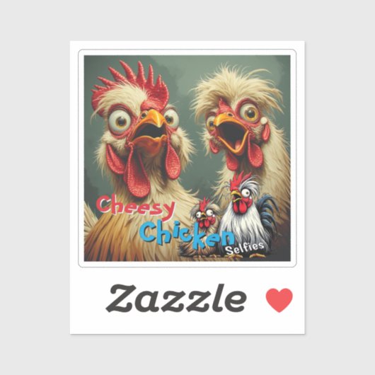  “Cluckin' Around” May & John Selfie Vinyl  シール (シート)