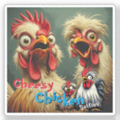  “Cluckin' Around” May & John Selfie Vinyl  シール (正面)