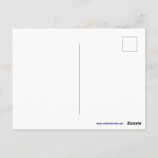 Clucking Holidays ポストカード (裏面)