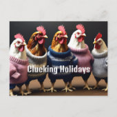 Clucking Holidays ポストカード (正面)
