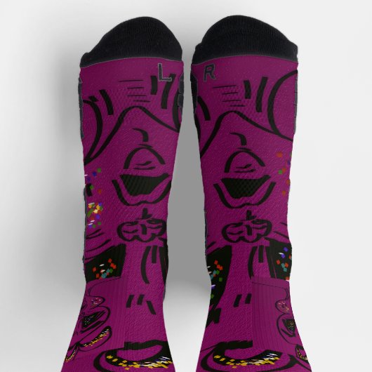 Clueless Bunny Crew Socks ソックス (上部)