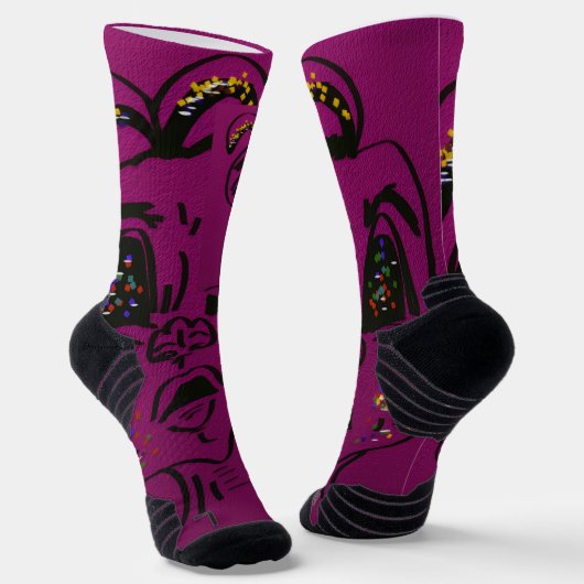 Clueless Bunny Crew Socks ソックス (傾斜あり)